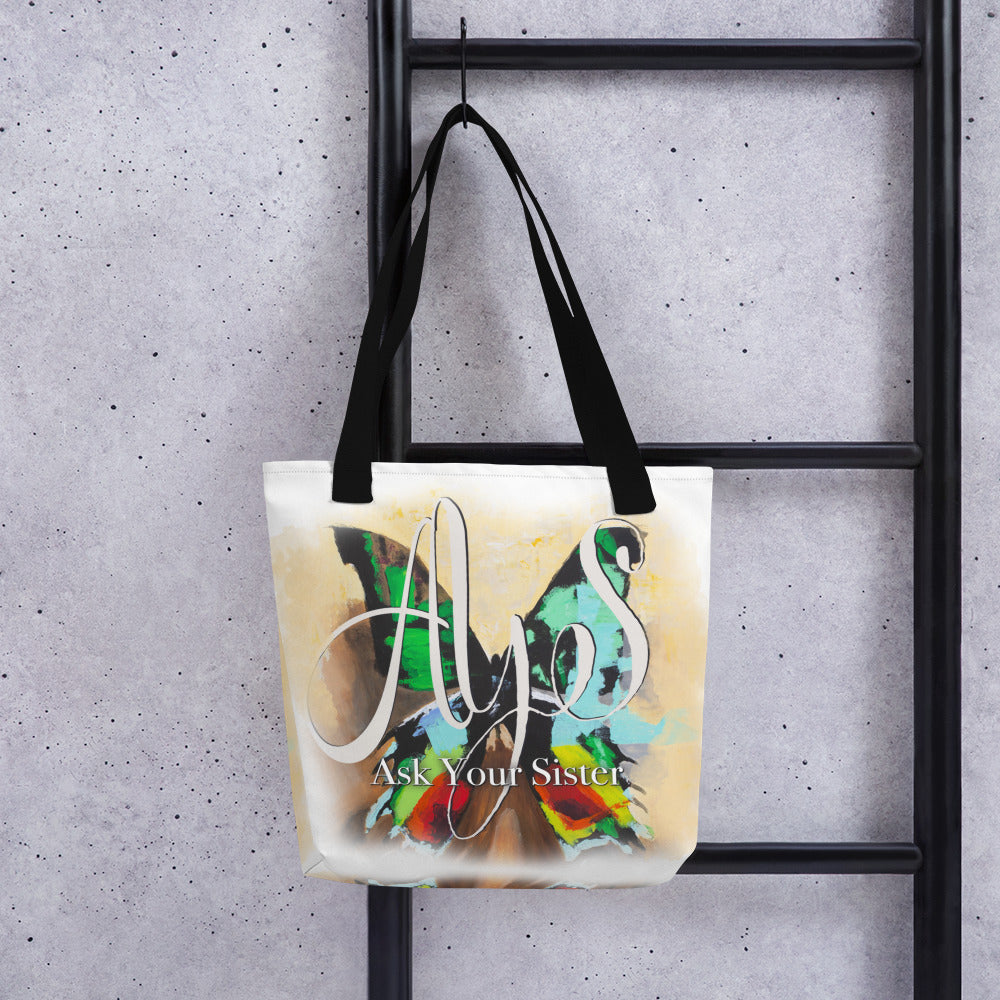 Multi Color Butterfly Tote bag