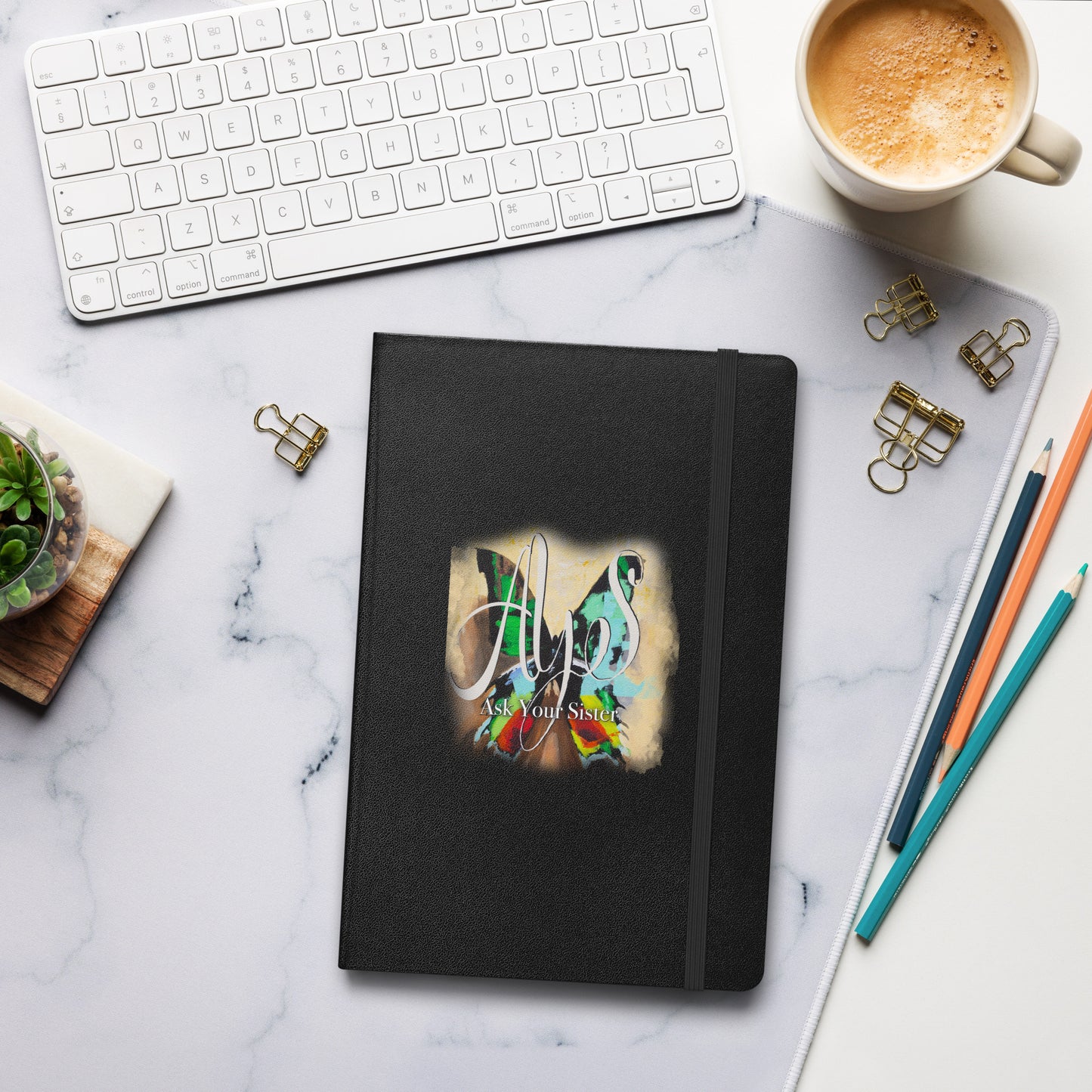 AYS Butterfly Hardcover bound notebook