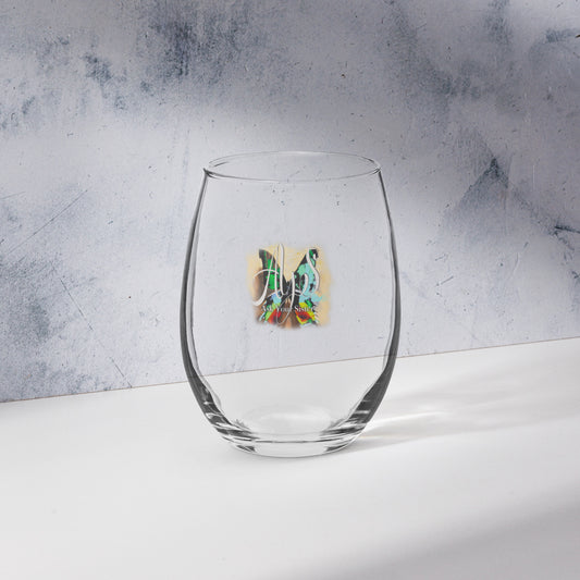 AYS Butterfly Logo Stemless wine glass