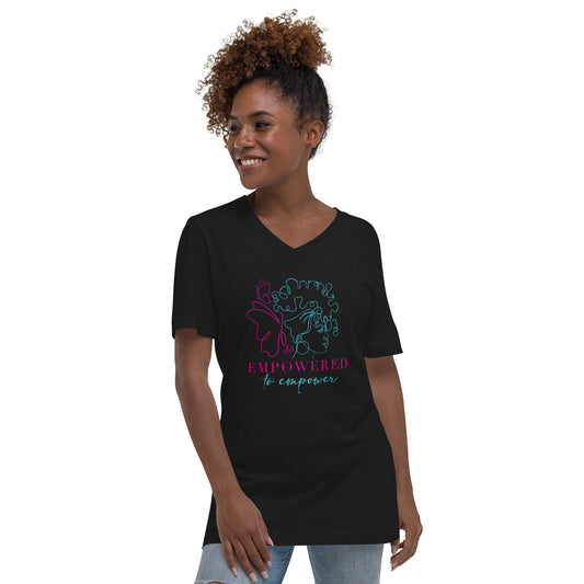 Empowered to Empower Multi V-Neck T-Shirt