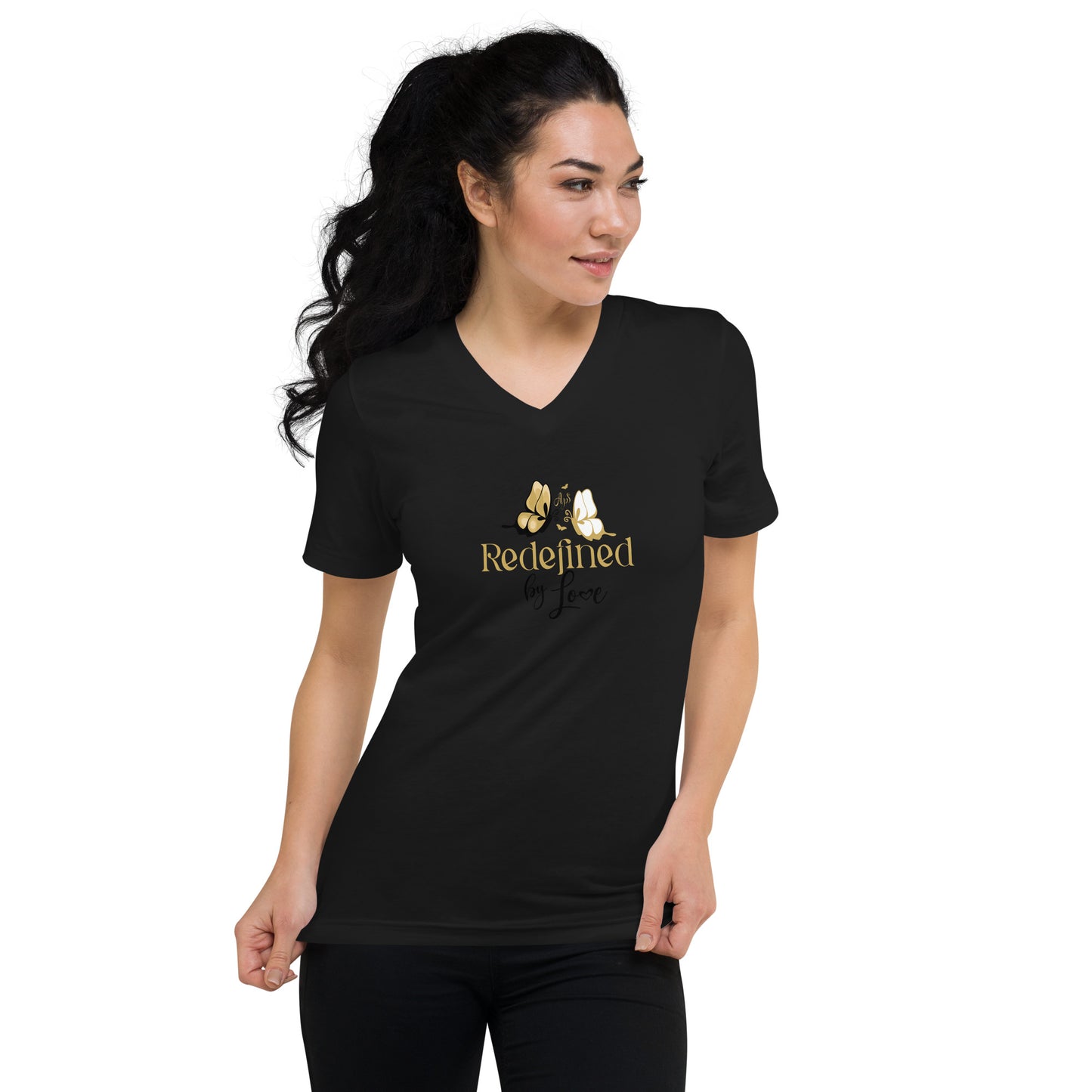 Redefined by LOVE Short Sleeve V-Neck T-Shirt