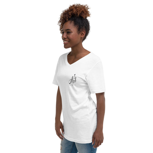 AYS Logo Tee Unisex Short Sleeve V-Neck T-Shirt