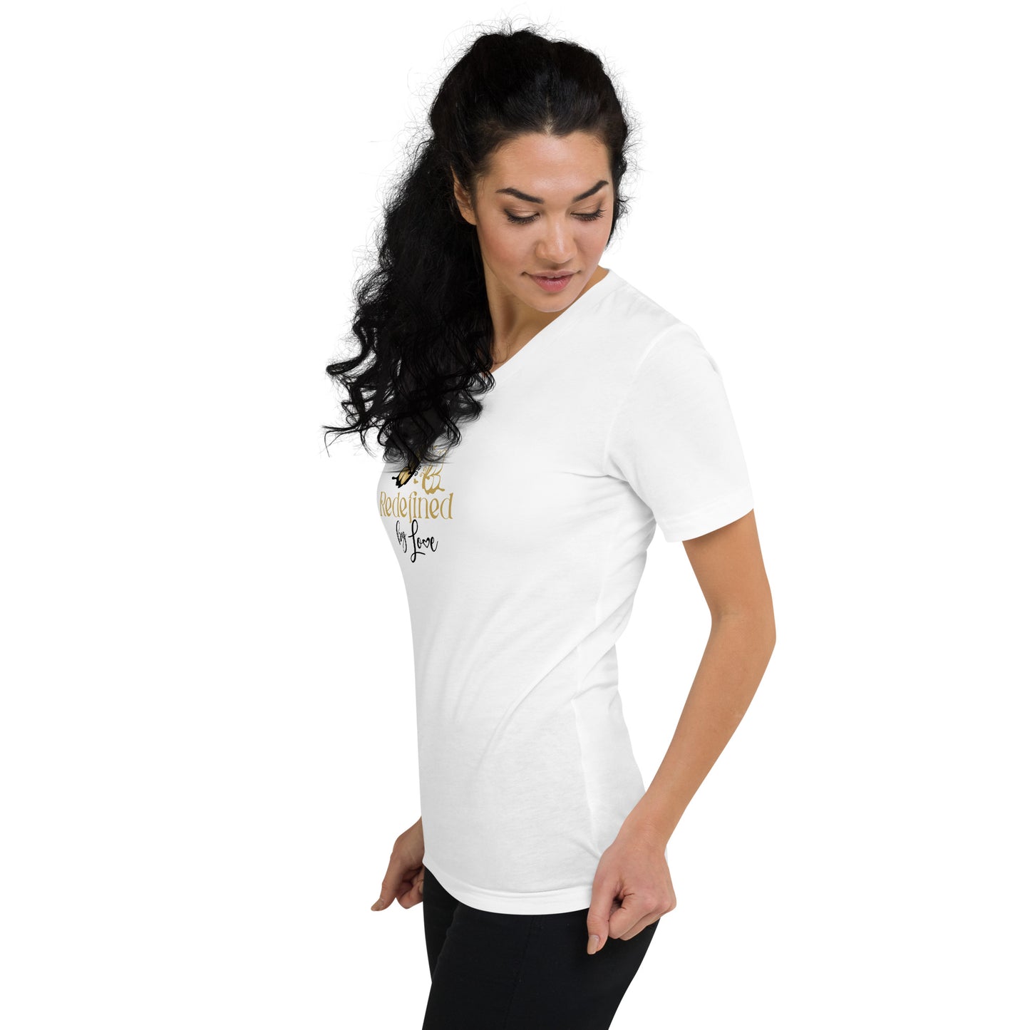 Redefined by LOVE Short Sleeve V-Neck T-Shirt