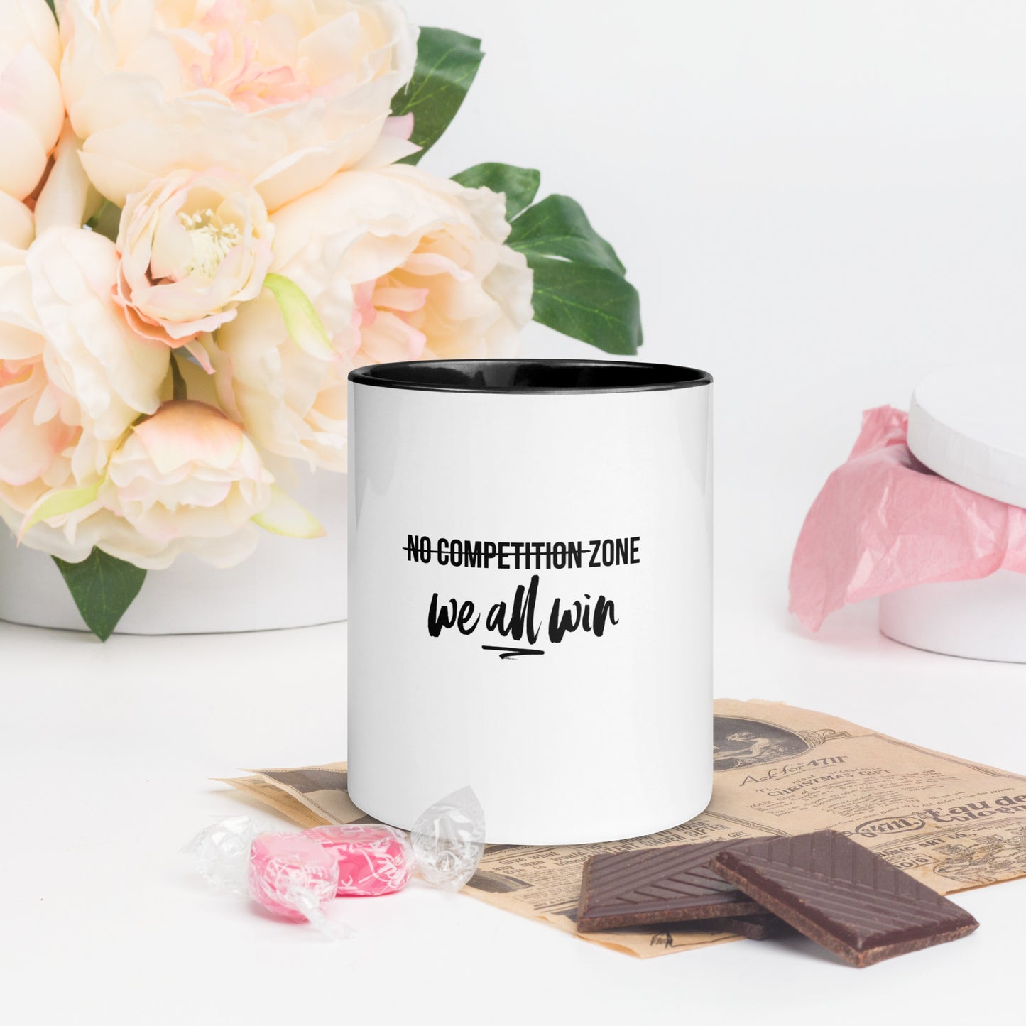 No Competition Zone Mug with Color Inside