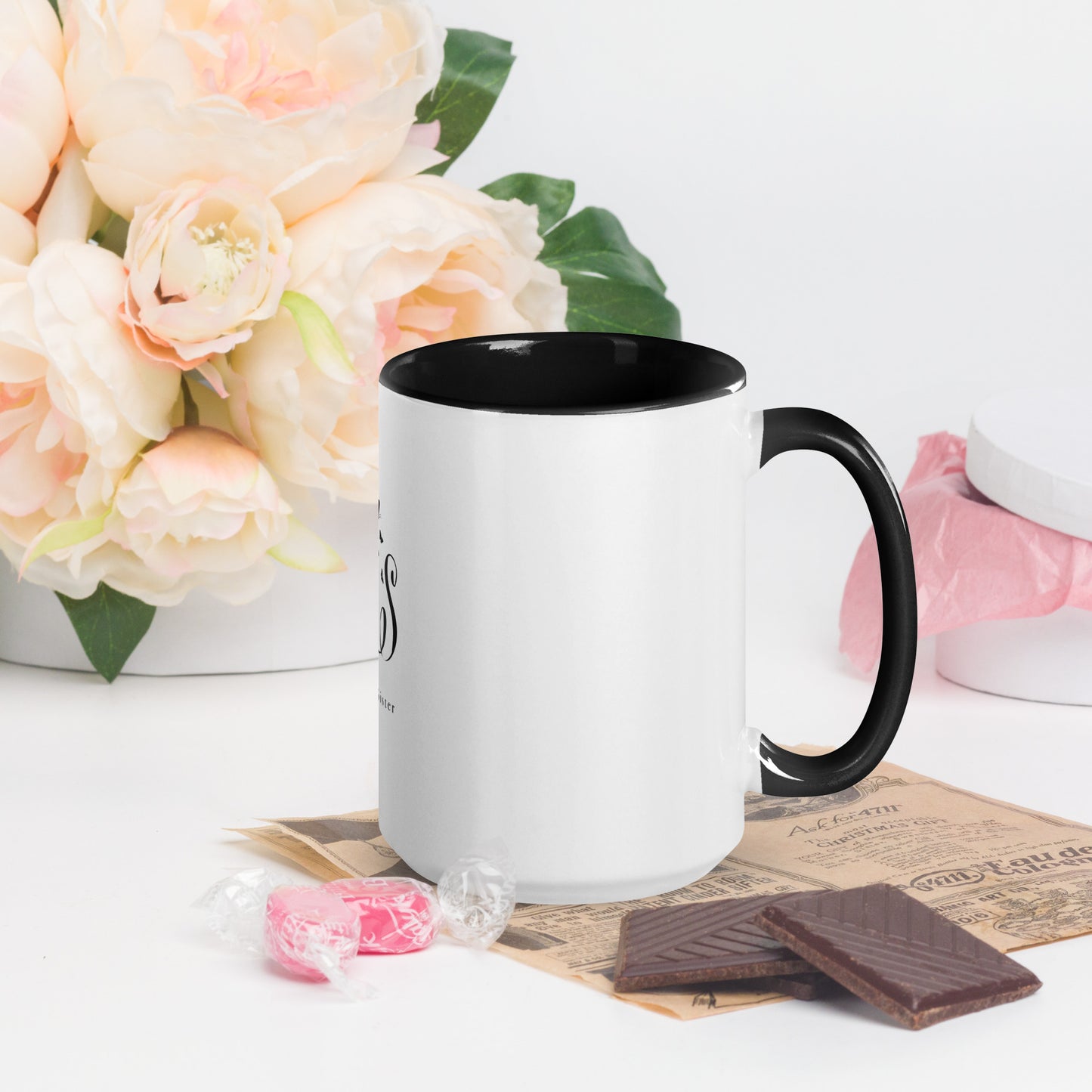 AYS BLK Letters Mug with Color Inside