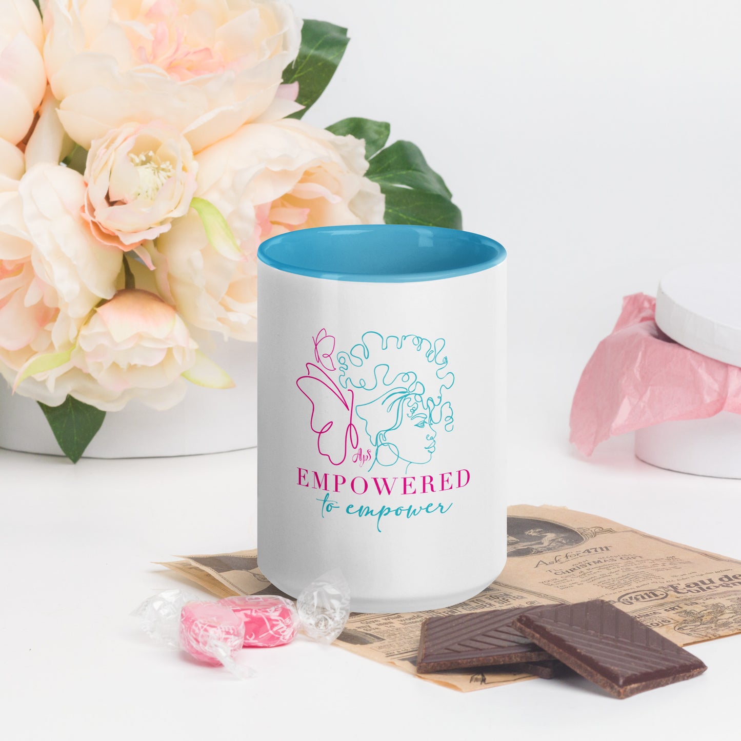 Empowered to Empower Mug with Color Inside