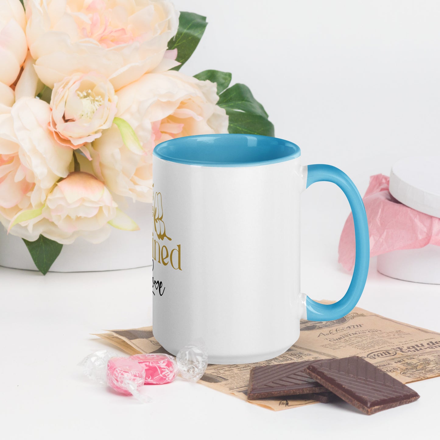 Redefined by LOVE Mug with Color Inside