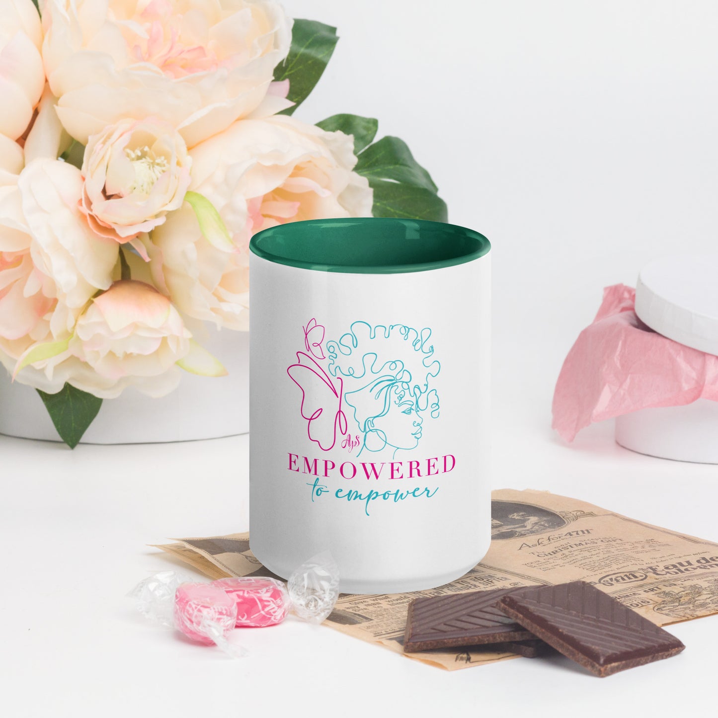 Empowered to Empower Mug with Color Inside