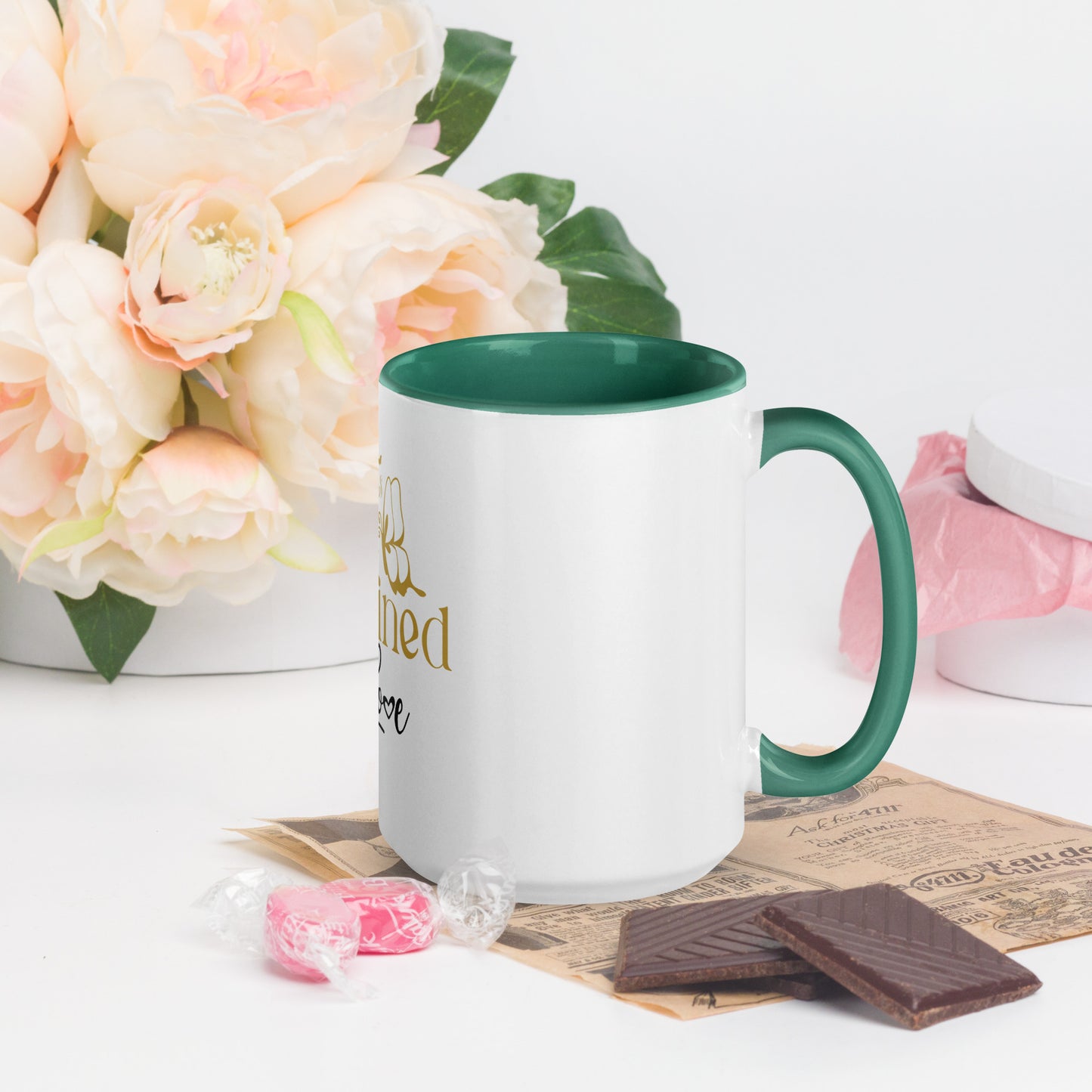 Redefined by LOVE Mug with Color Inside