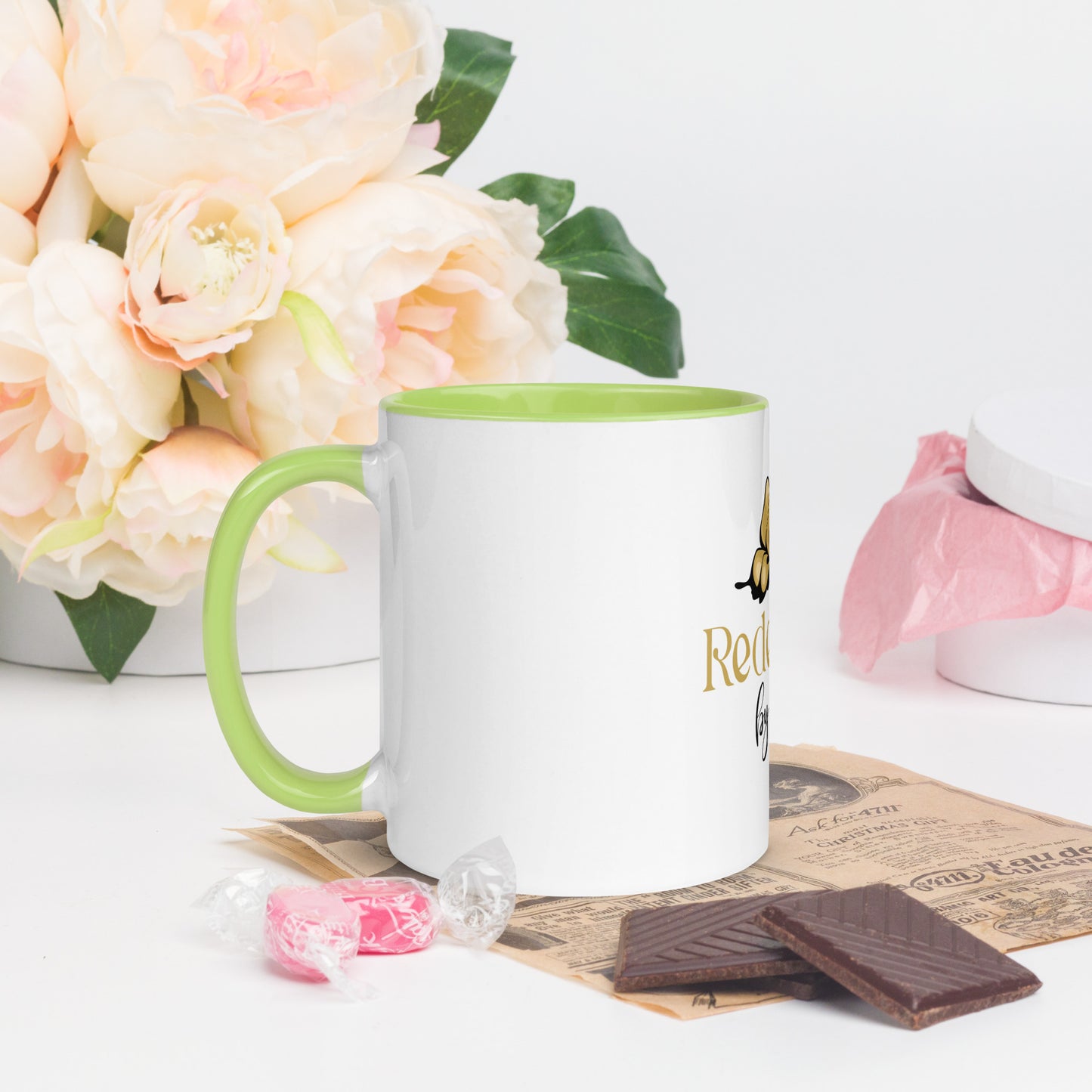 Redefined by LOVE Mug with Color Inside