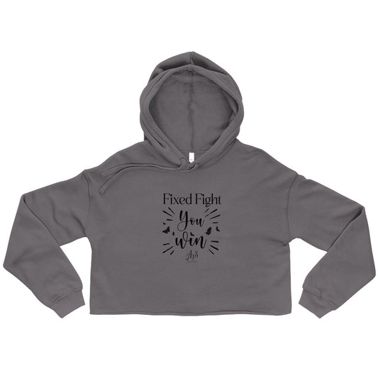 Fixed Fight Crop Hoodie